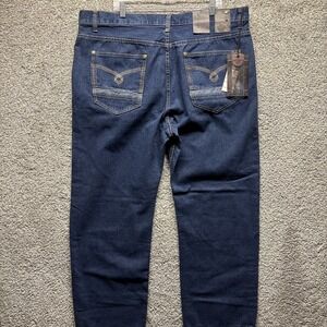 Vintage Jean Station Jeans Men 44x30 Baggy Loose 90s Hip Hop Y2K Skater Wide NWT